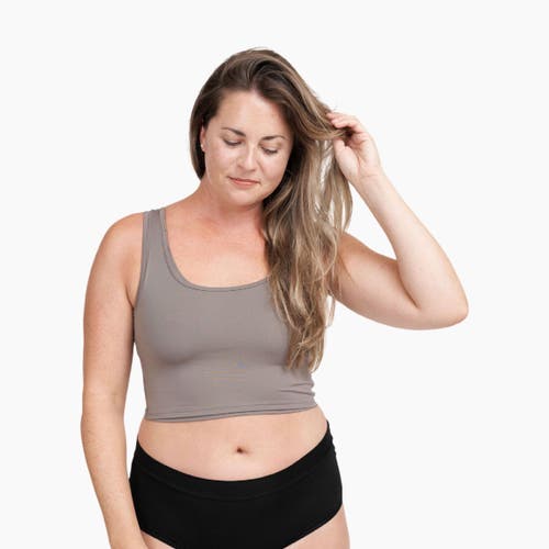 Larken X Maternity, Nursing + Hands In Brown