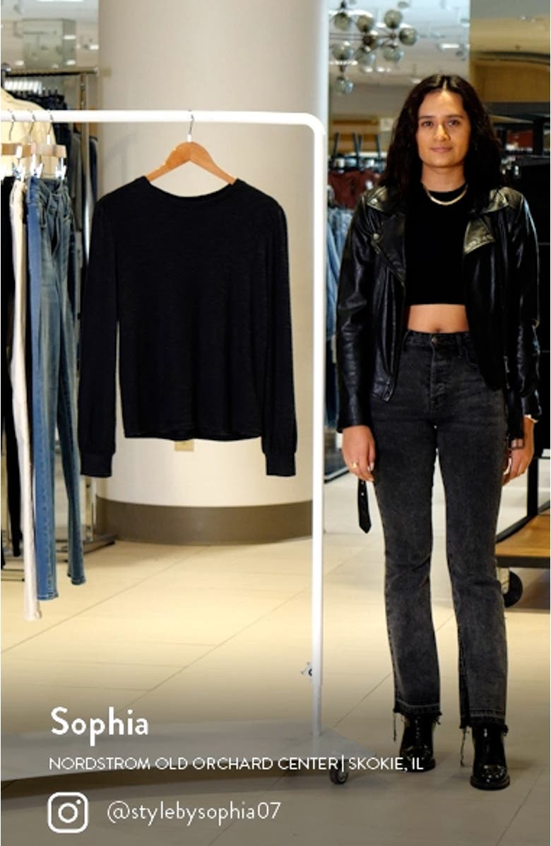 Pleated Popover Sweater, sales video thumbnail