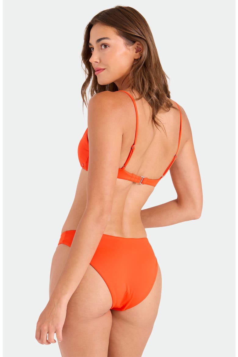 Simply Seamless Bralette Bikini Top, Alternate, color, PERSIMMON