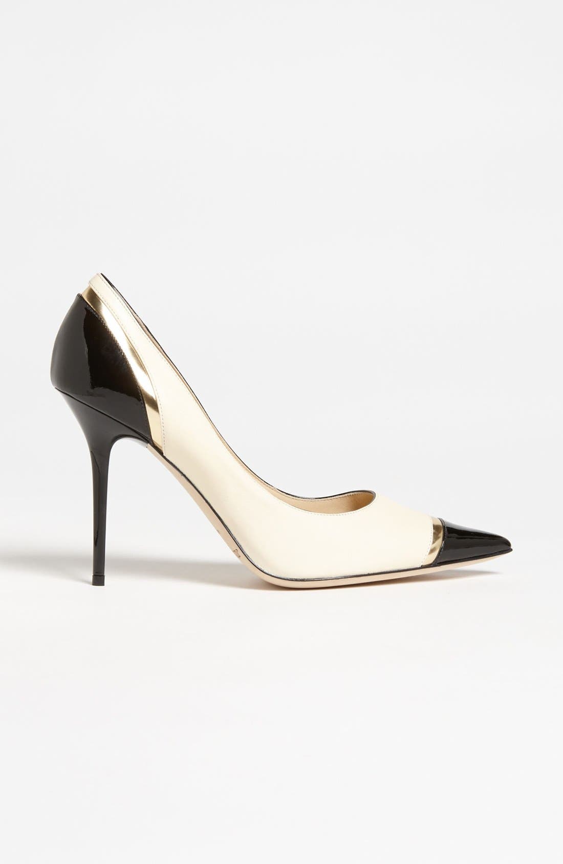 Jimmy Choo 'Lumina' Cap Toe Pump, Alternate, color, 