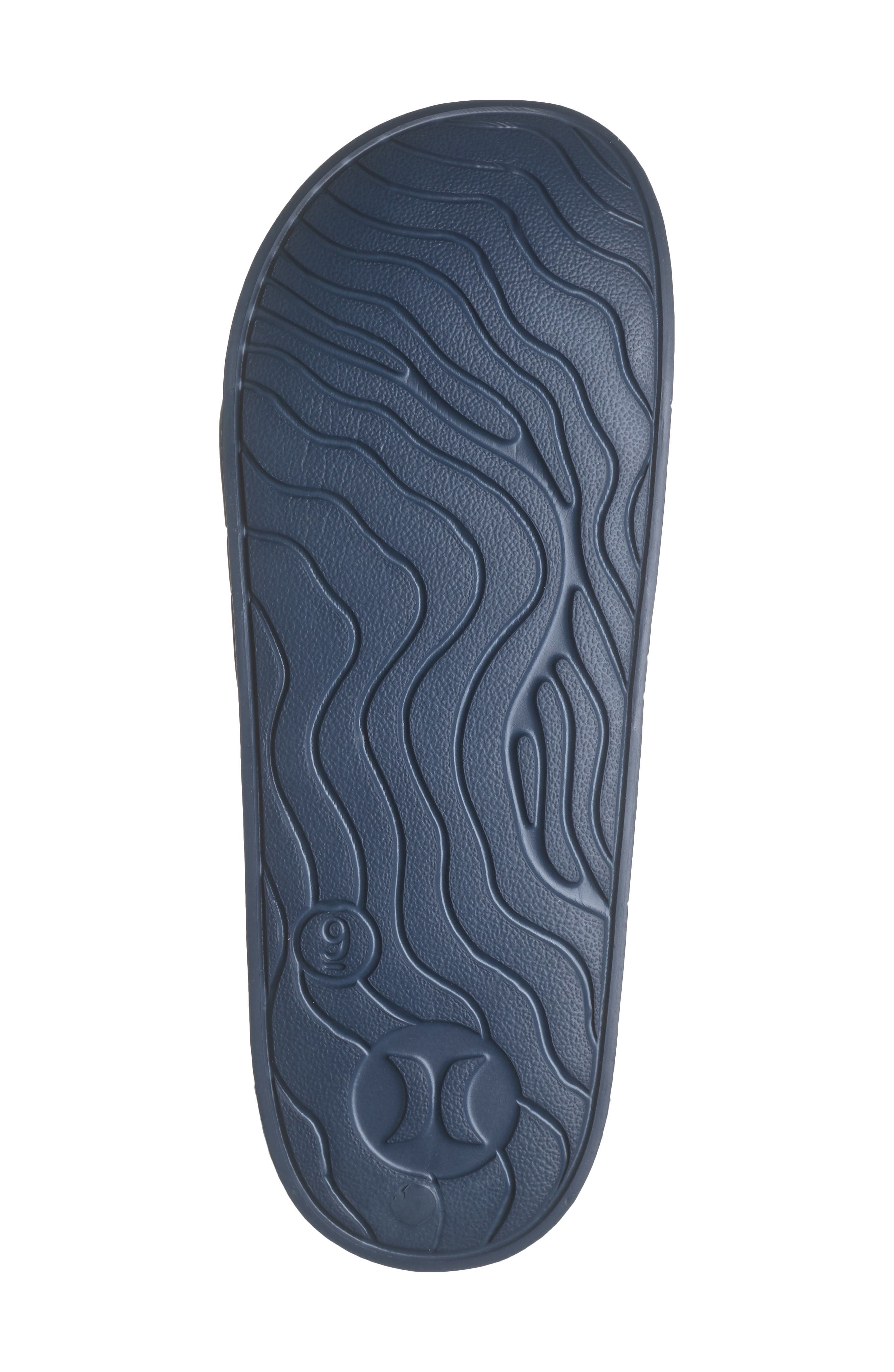Hurley Logo Slide Sandal, Alternate, color, Navy