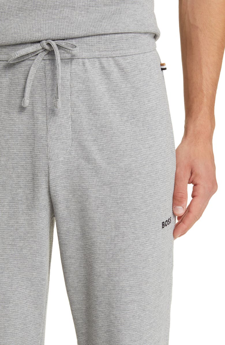 BOSS Waffle Cotton Blend Pajama Joggers, Alternate, color, 