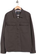 DENIM AND FLOWER Cotton Twill Overshirt Jacket