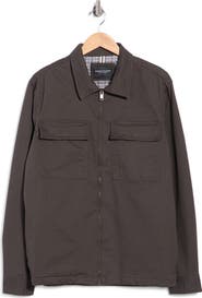 DENIM AND FLOWER Cotton Twill Overshirt Jacket