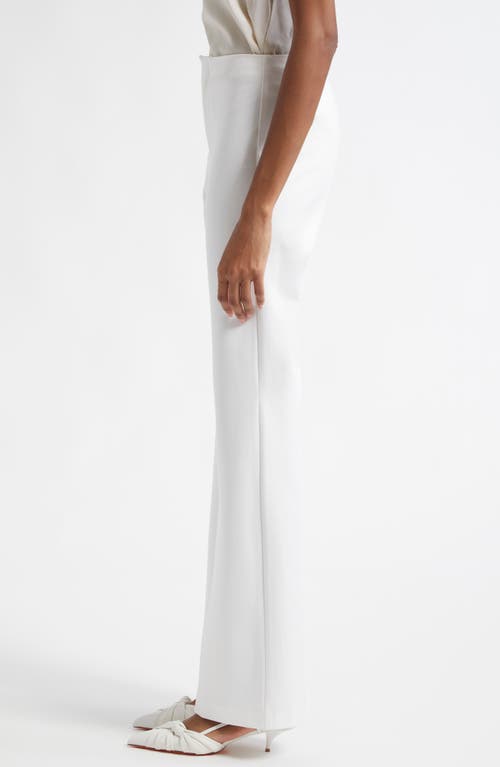 Shop Alice And Olivia Alice + Olivia Yuki Bootcut Trousers In Off White