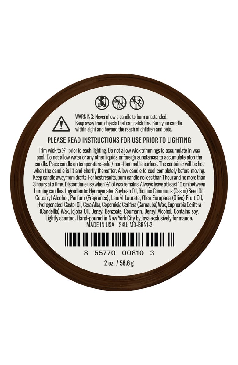 maude Burn No. 1 Massage Candle, Alternate, color, 