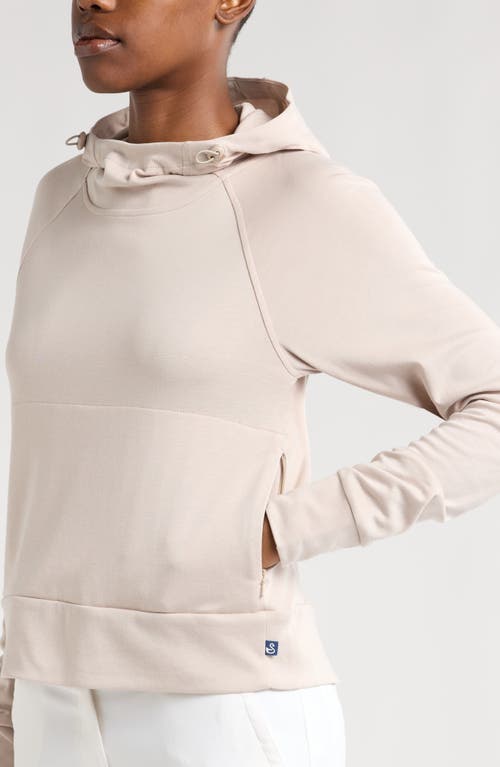 Swannies Emma Drawcord Hoodie In Tan