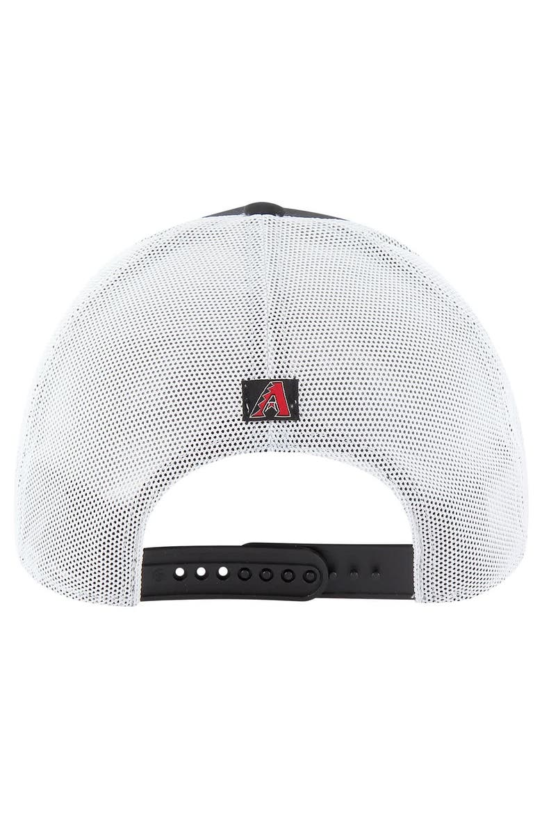 Men's '47 Black Arizona Diamondbacks Downburst Trucker Adjustable Hat, Alternate, color, Black