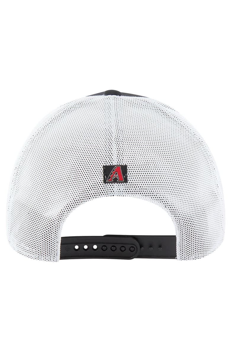 '47 Men's '47 Black Arizona Diamondbacks Downburst Trucker Adjustable Hat, Alternate, color, Black