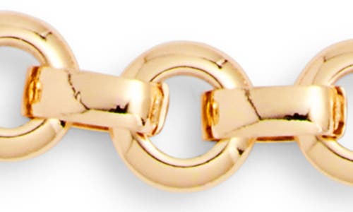 Open Edit Flat Cable Chain Necklace In Gold