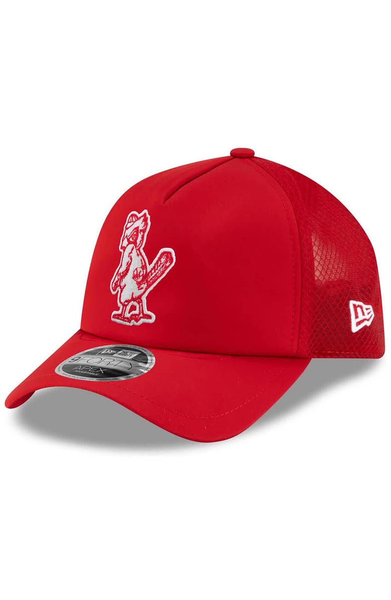 New Era Men's New Era Red St. Louis Cardinals 2026 Batting Practice Alternate Apex 9FORTY Adjustable Hat, Main, color, Red