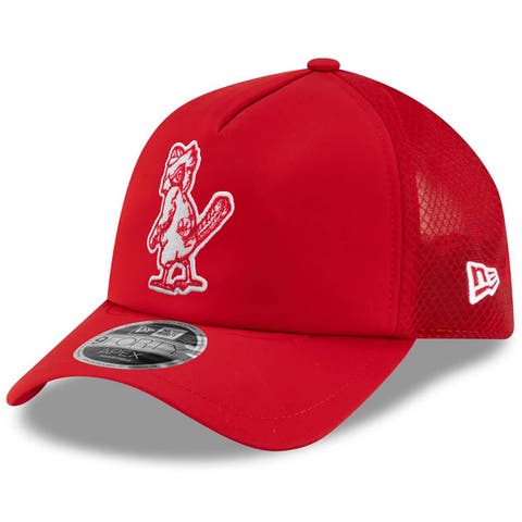 Men's New Era Red St. Louis Cardinals 2026 Batting Practice Alternate Apex 9FORTY Adjustable Hat