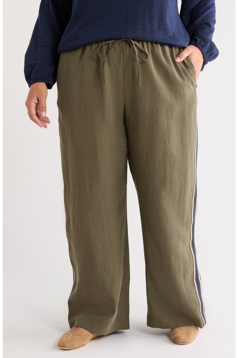 Pull On Twill Pants, Main, color, OLIVE SARMA