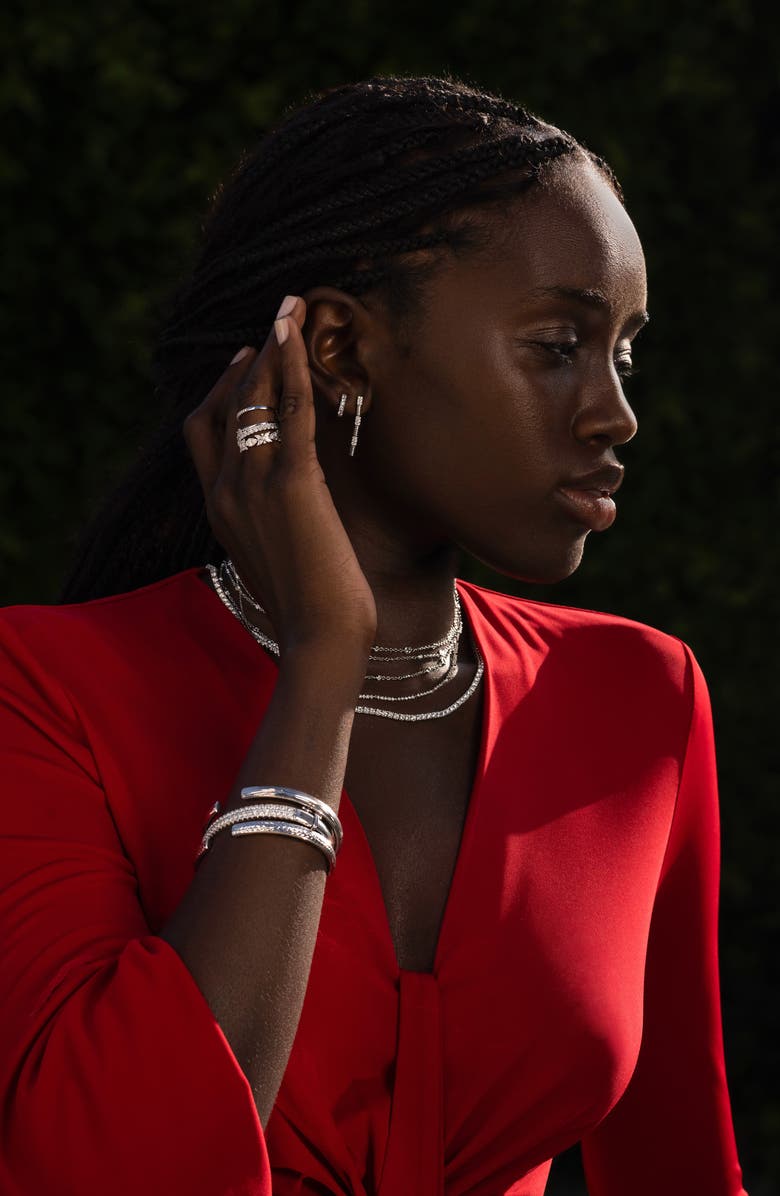 Bony Levy 14K Gold Bangle Bracelet, Alternate, color, 14K White Gold