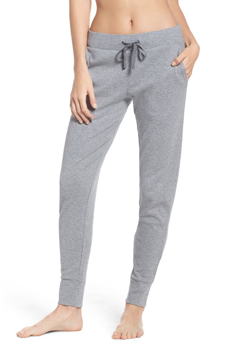 Clementine Cotton Sweatpants, Main, color, GREY HEATHER