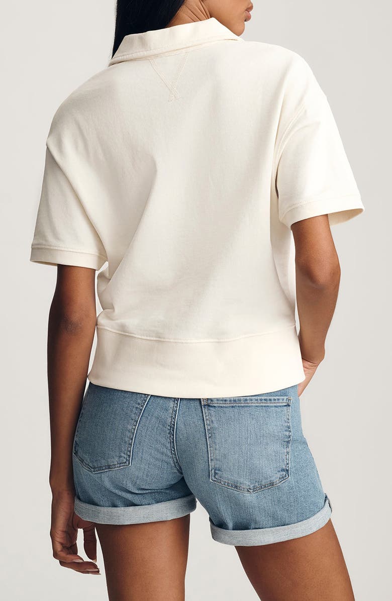 Mavi Jeans Polo Sweatshirt, Alternate, color, Whisper White