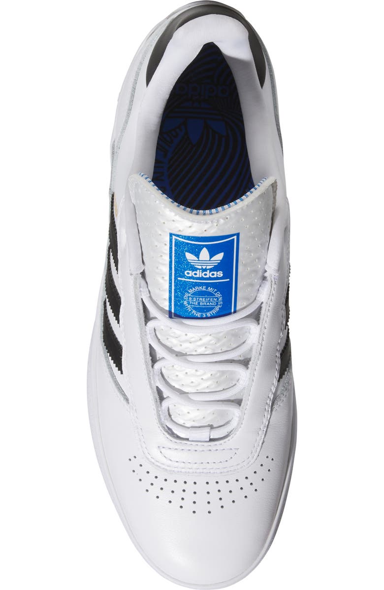 adidas Puig Samba Skateboard Sneaker, Alternate, color, White/Black/Blue/Gum