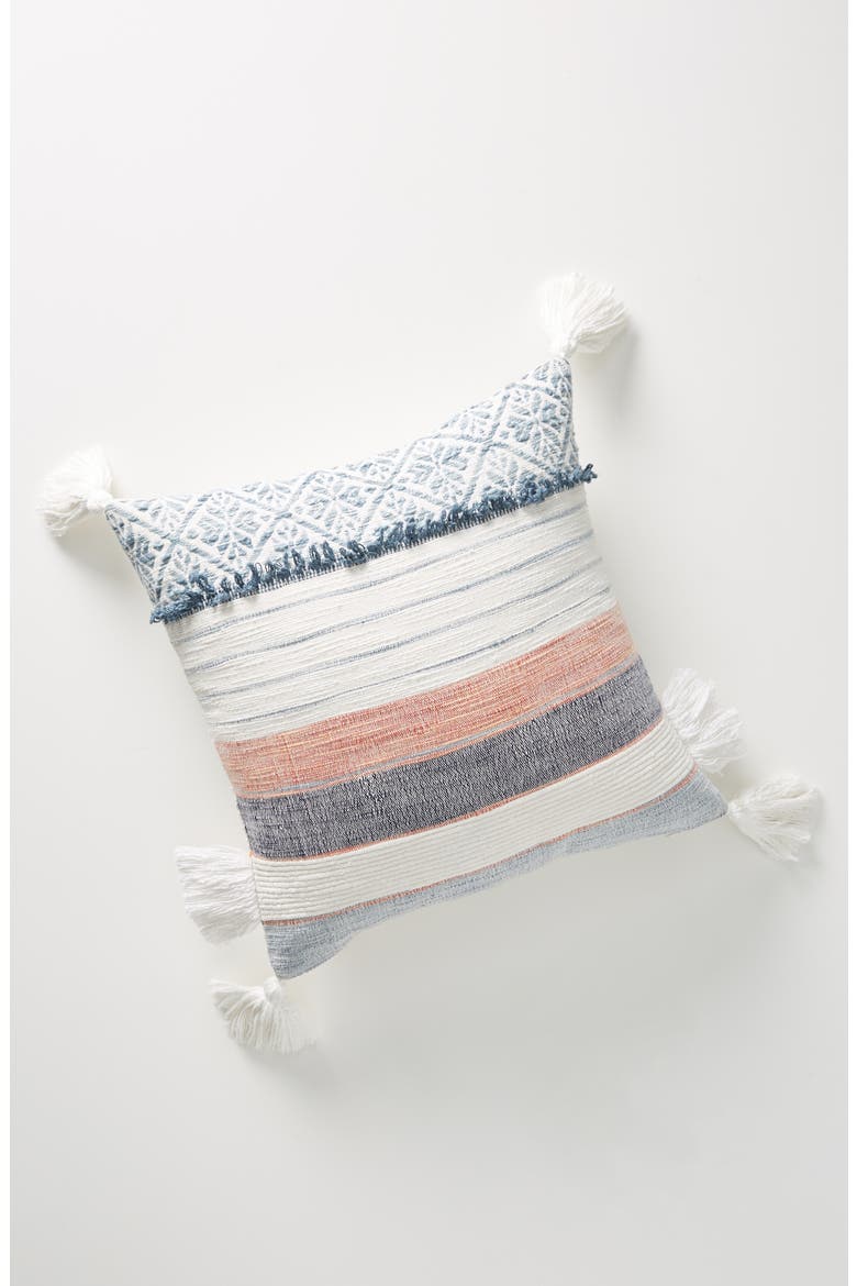 Anthropologie Rosewood Accent Pillow, Main, color, BLUE