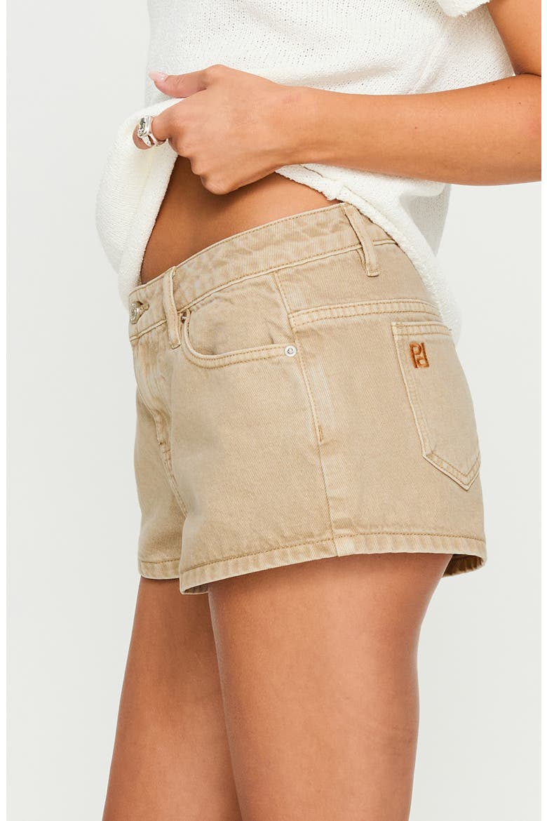 Dreamful Low Rise Denim Shorts, Alternate, color, SAND WASH