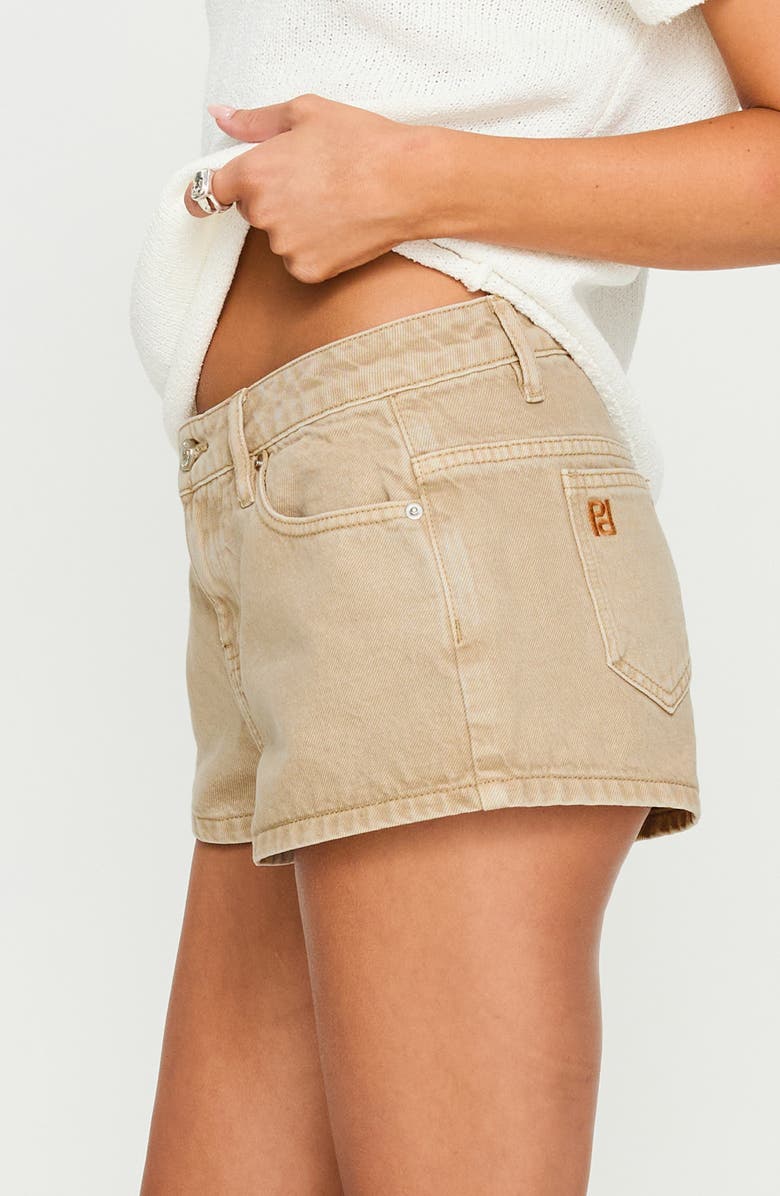 Princess Polly Dreamful Low Rise Denim Shorts, Alternate, color, 