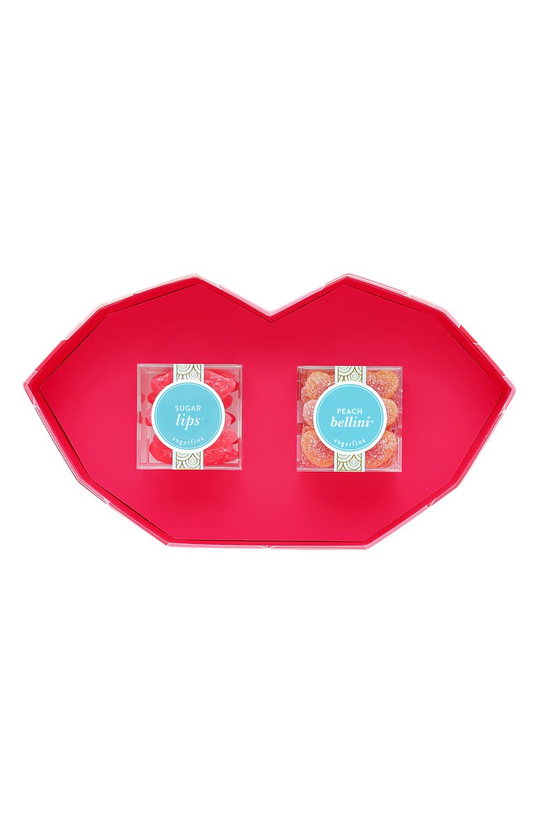 sugarfina Pucker Up Set of 2 Candy Cubes, Alternate, color,
