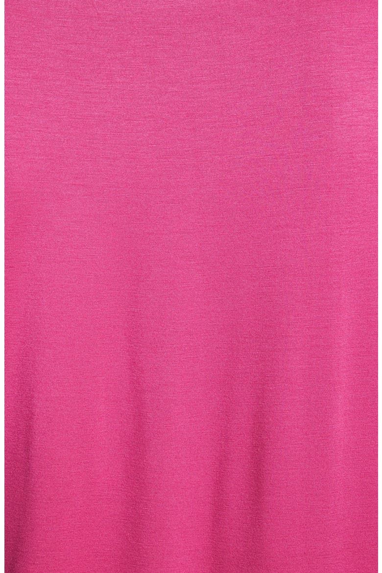 Split Neck Blouse, Alternate, color, PINK FUCHSIA