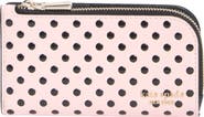 Kate Spade New York devin breezy dot embossed saffiano leather wallet