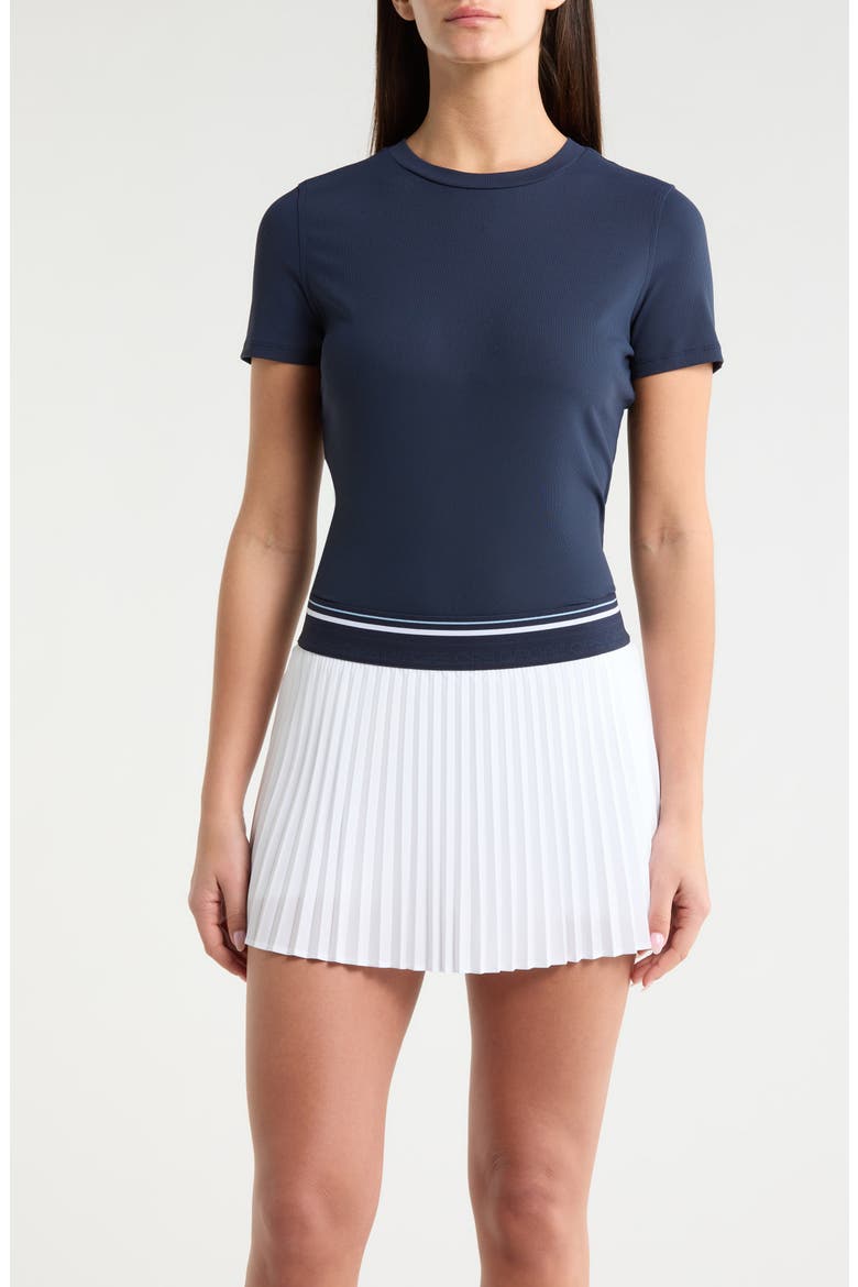 Tech Golf UPF 50+ Rib T-Shirt, Main, color, TWILIGHT