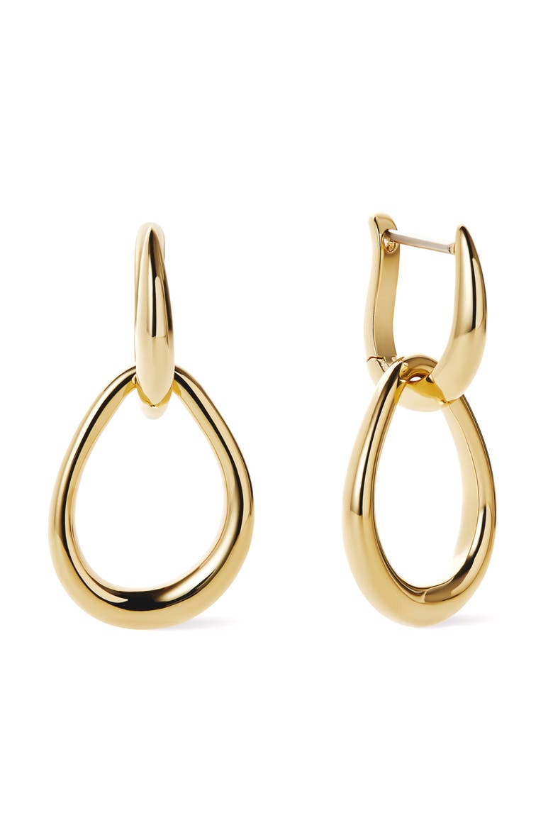 Gold Drop Earrings - Sage, Main, color, Gold
