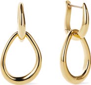 Ana Luisa Gold Drop Earrings - Sage