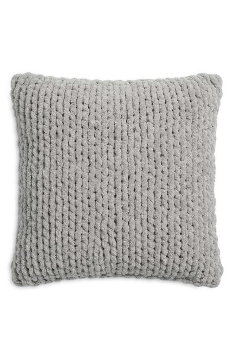 Snug Loose Knit Throw Pillow