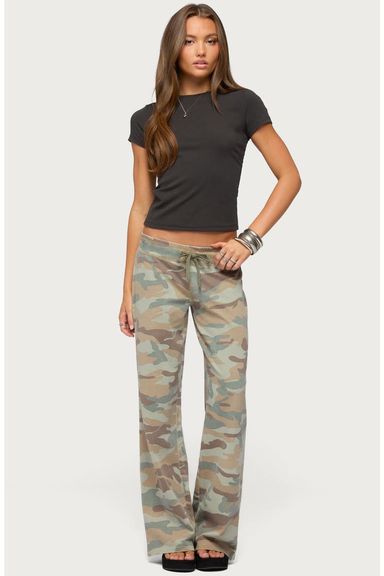 Kenan Straight Leg Camo Sweatpants, Alternate, color, SAGE