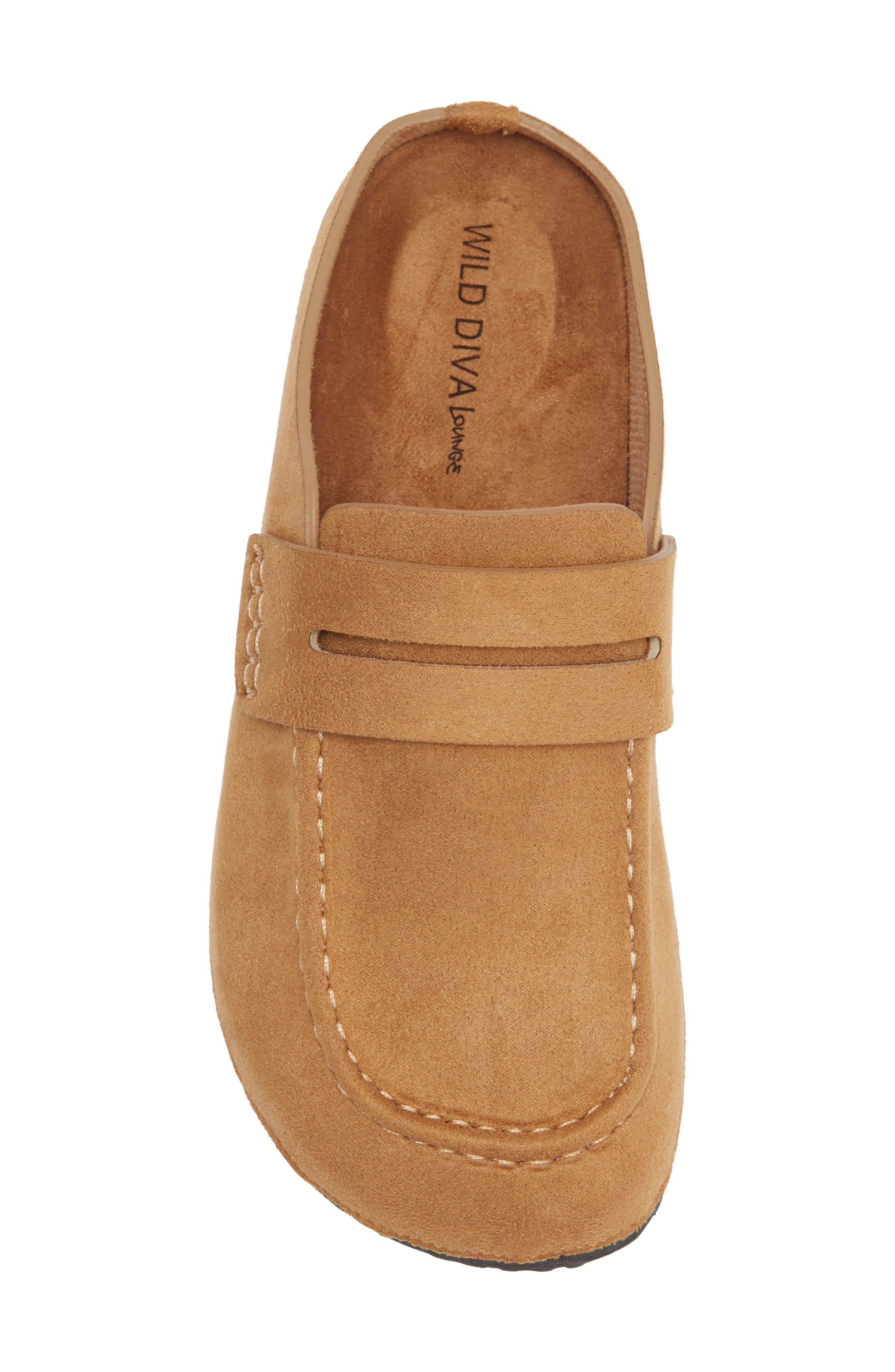 Matcha Flat Mule, Alternate, color, TAN