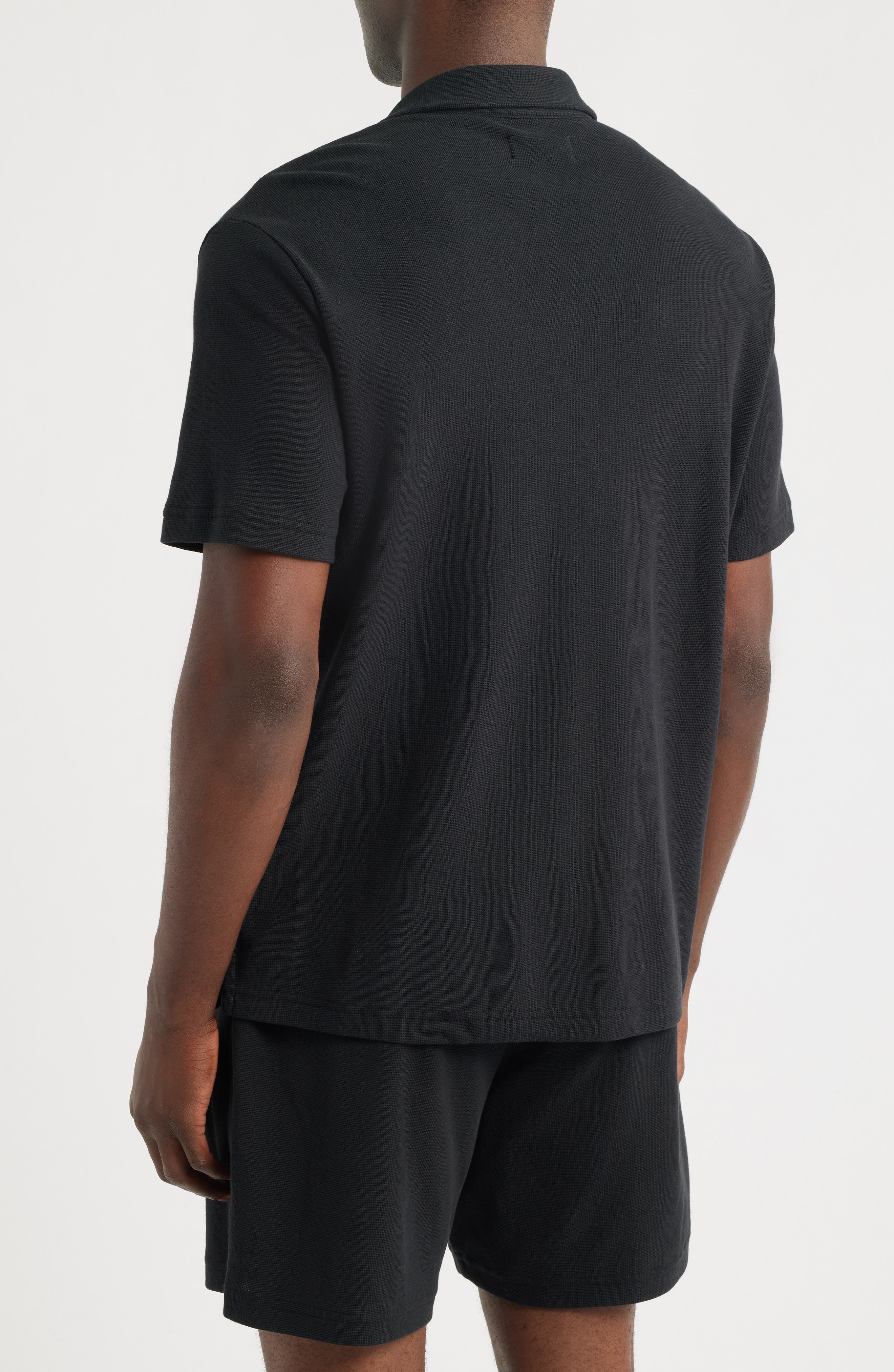Мужские Nordstrom Seaport Knit Cotton Camp Shirt — фото 3
