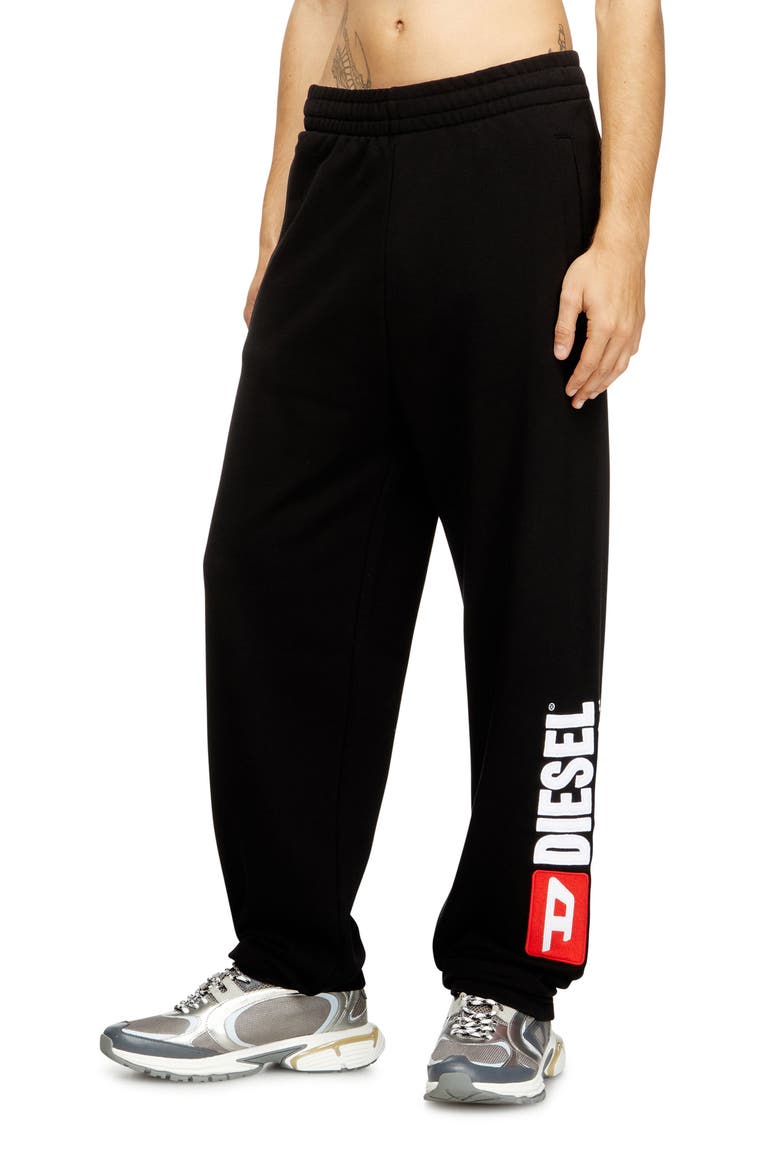 P-Marky-Div Regular Fit Cotton Sweatpants, Main, color, DEEP/ BLACK