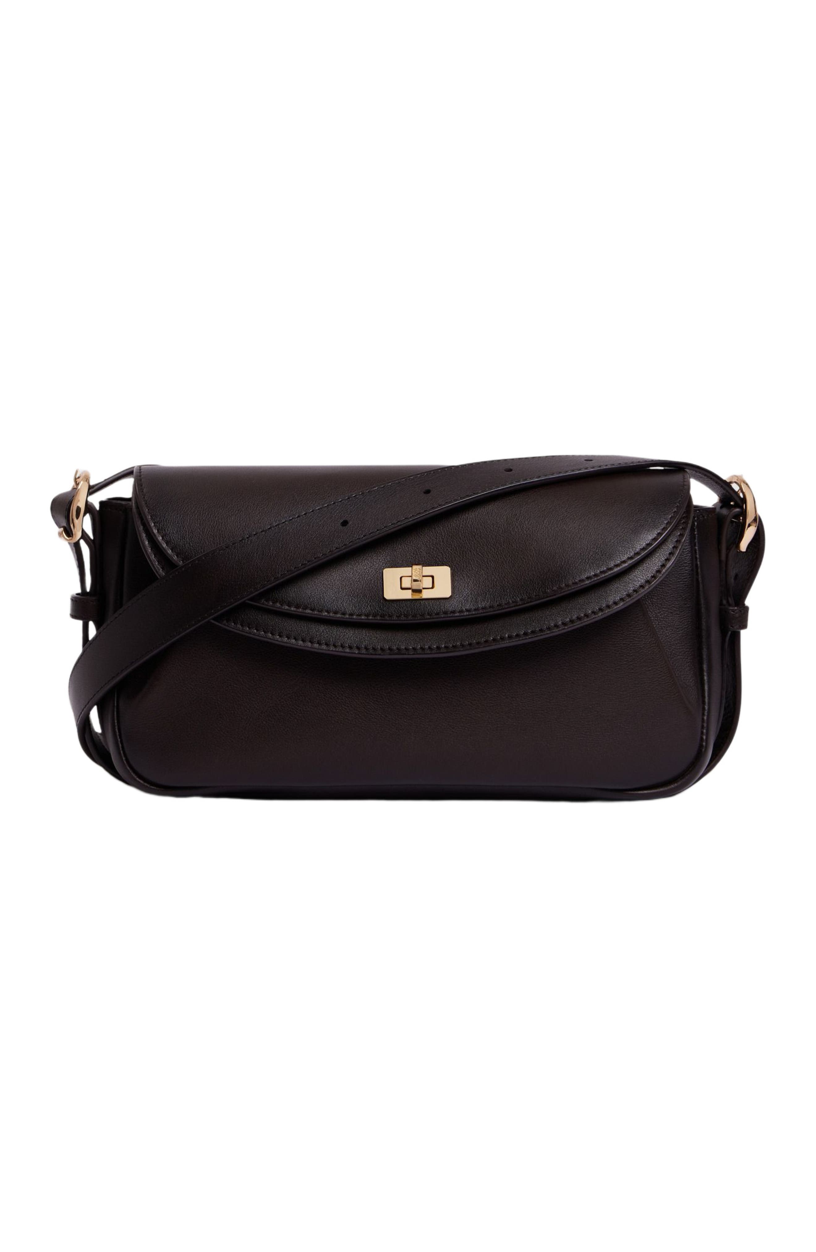 LE MAMBO leather bag, Main, color, Brown