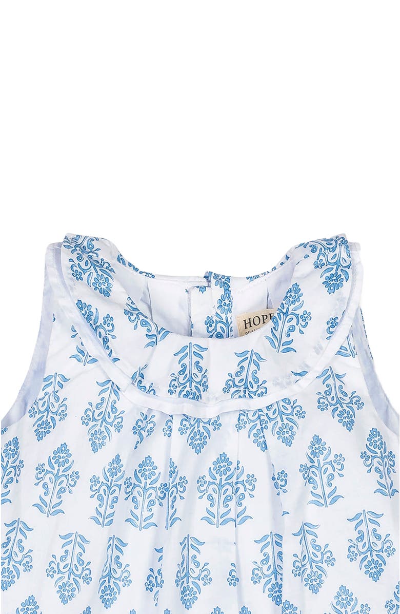 Hope & Henry Baby Organic Ruffle Collar Dress and Bloomer Set, Infant, Alternate, color, 