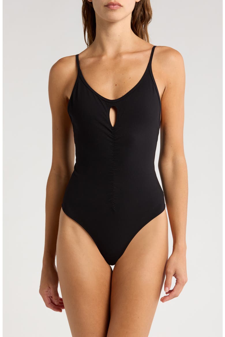Core Bodysuit, Alternate, color, BLACK
