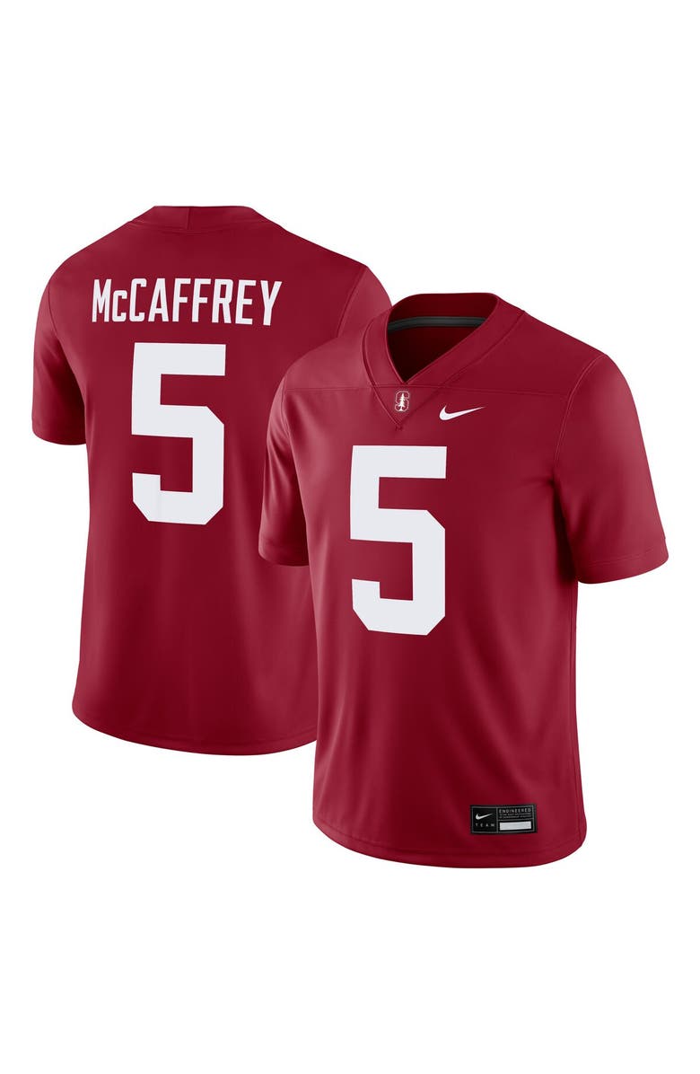 Nike Men's Nike Christian McCaffrey #5 Cardinal Stanford Cardinal Alumni Player Game Jersey, Main, color, Cardinal