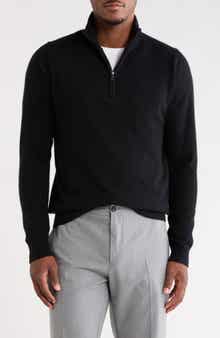 Cashmere Quarter Zip Sweater