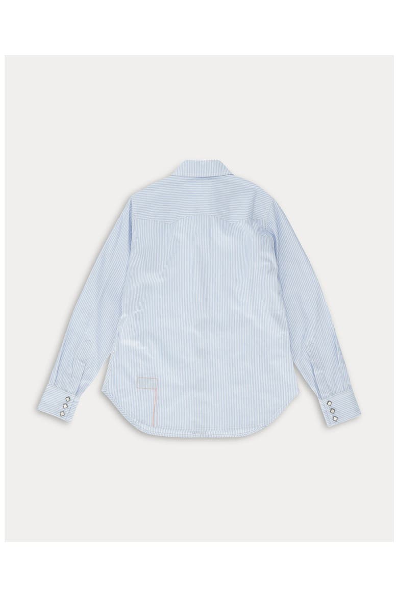 Toledo Striped Texan Shirt, Alternate, color, Blue