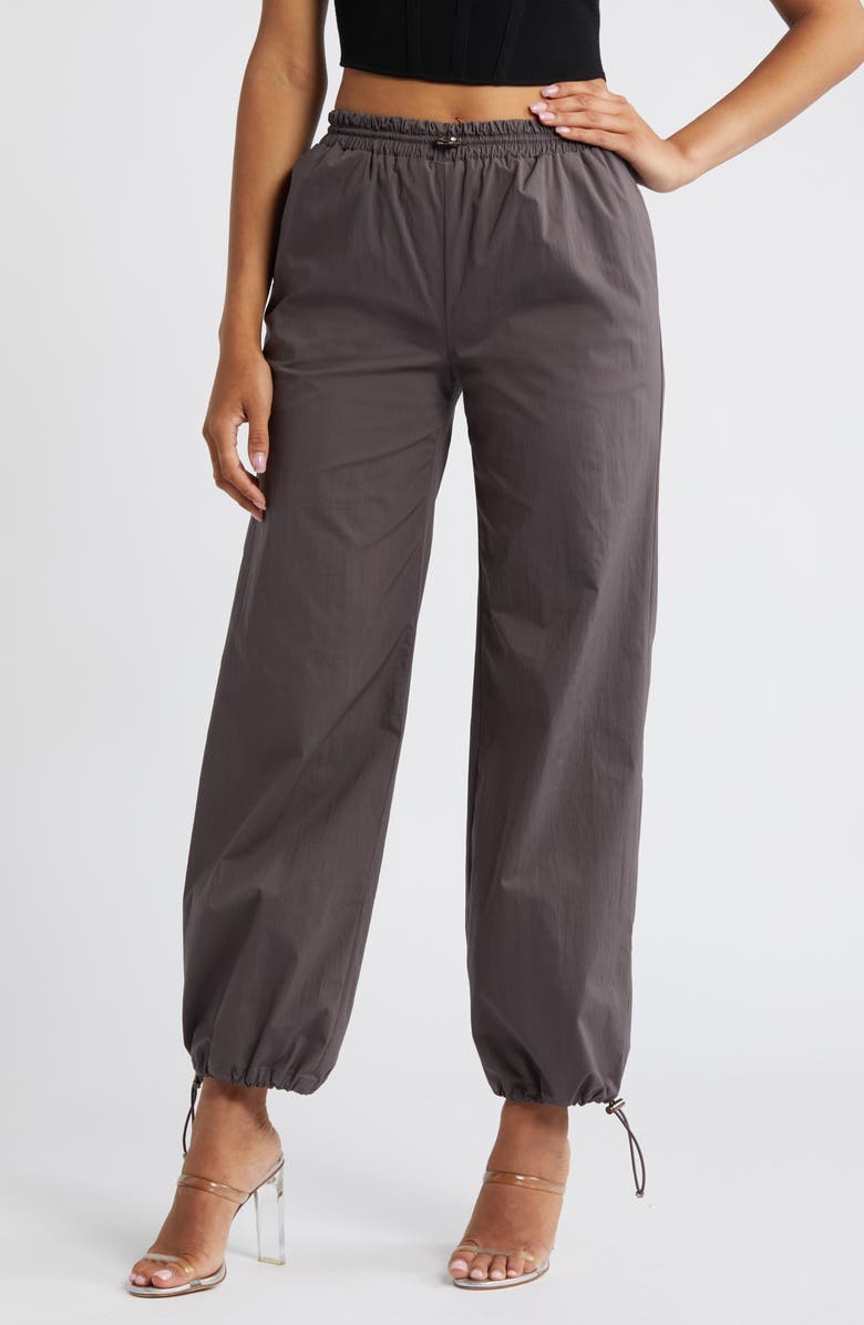Mistress Rocks Cotton Blend Parachute Pants, Main, color, 