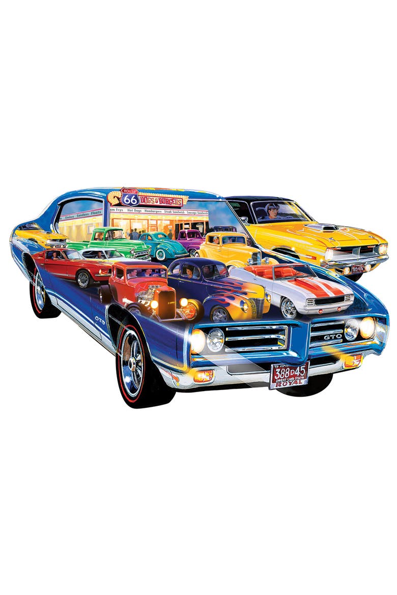 Road Trippin 1000 Piece Shaped Puzzle, Alternate, color, Multicolor