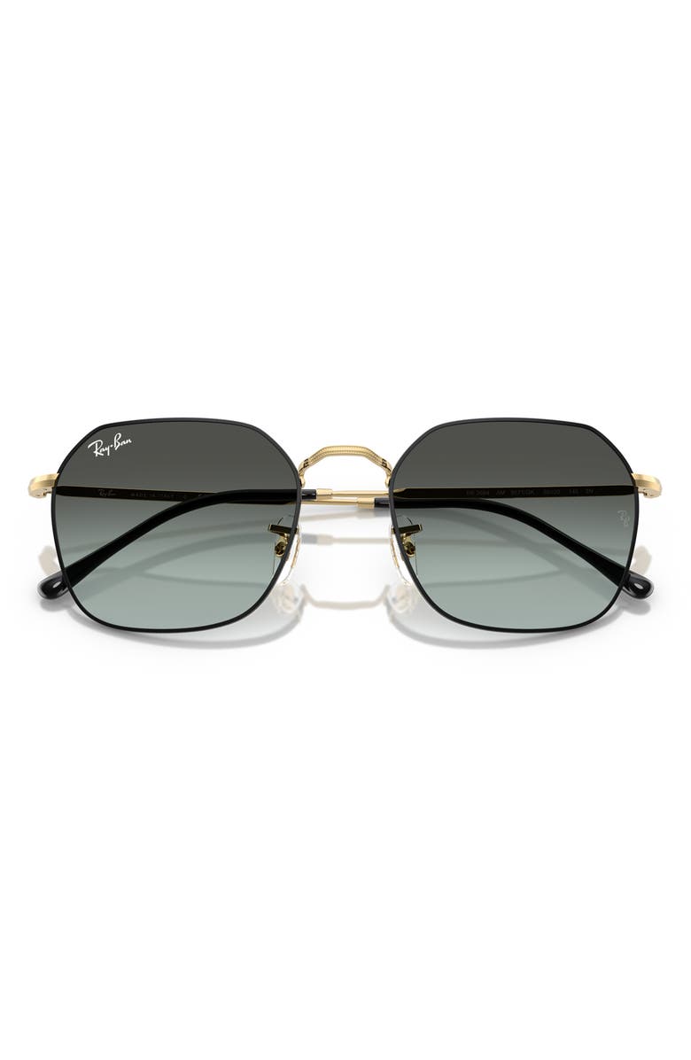 Ray-Ban 55mm Gradient Geometric Sunglasses, Alternate, color, Black Gradient