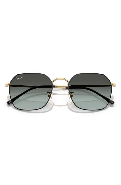 Ray Ban Jim Sunglasses Arista Frame Blue Lenses 55-20 In Black Blue