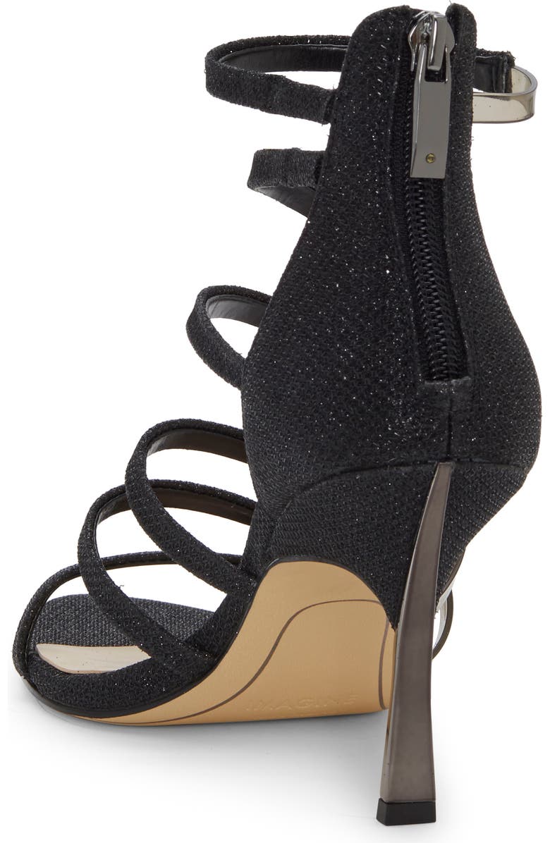 Imagine by Vince Camuto Roselle Metallic & Clear Strap Sandal, Alternate, color,