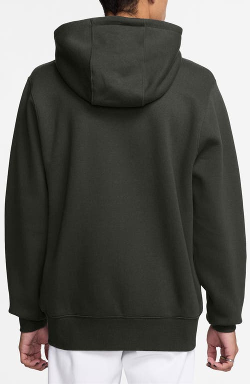 Nike Club Fleece Zip Hoodie In Black