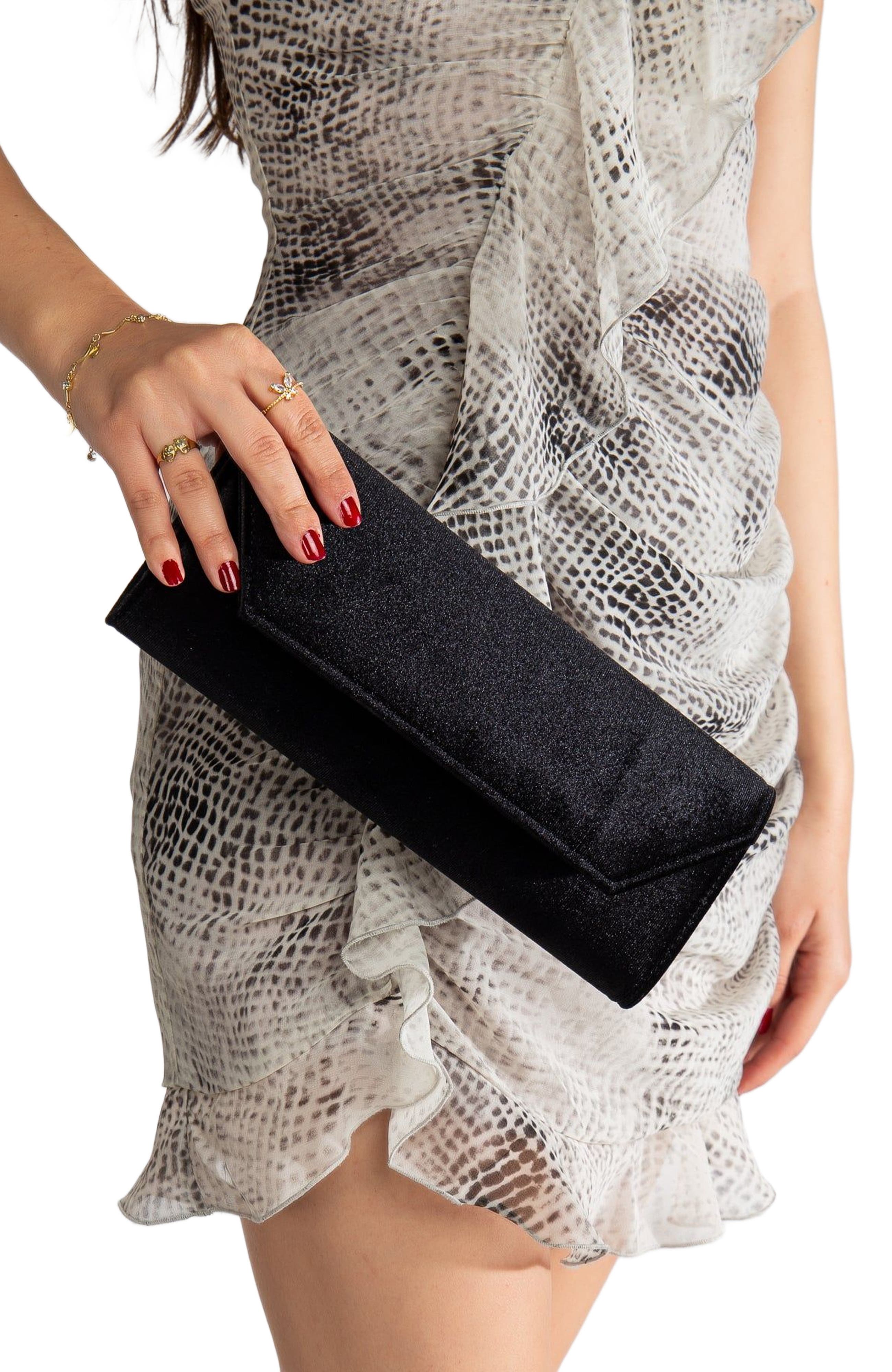 Forever & Always Shoes Scarlett Evening Purse, Alternate, color, 