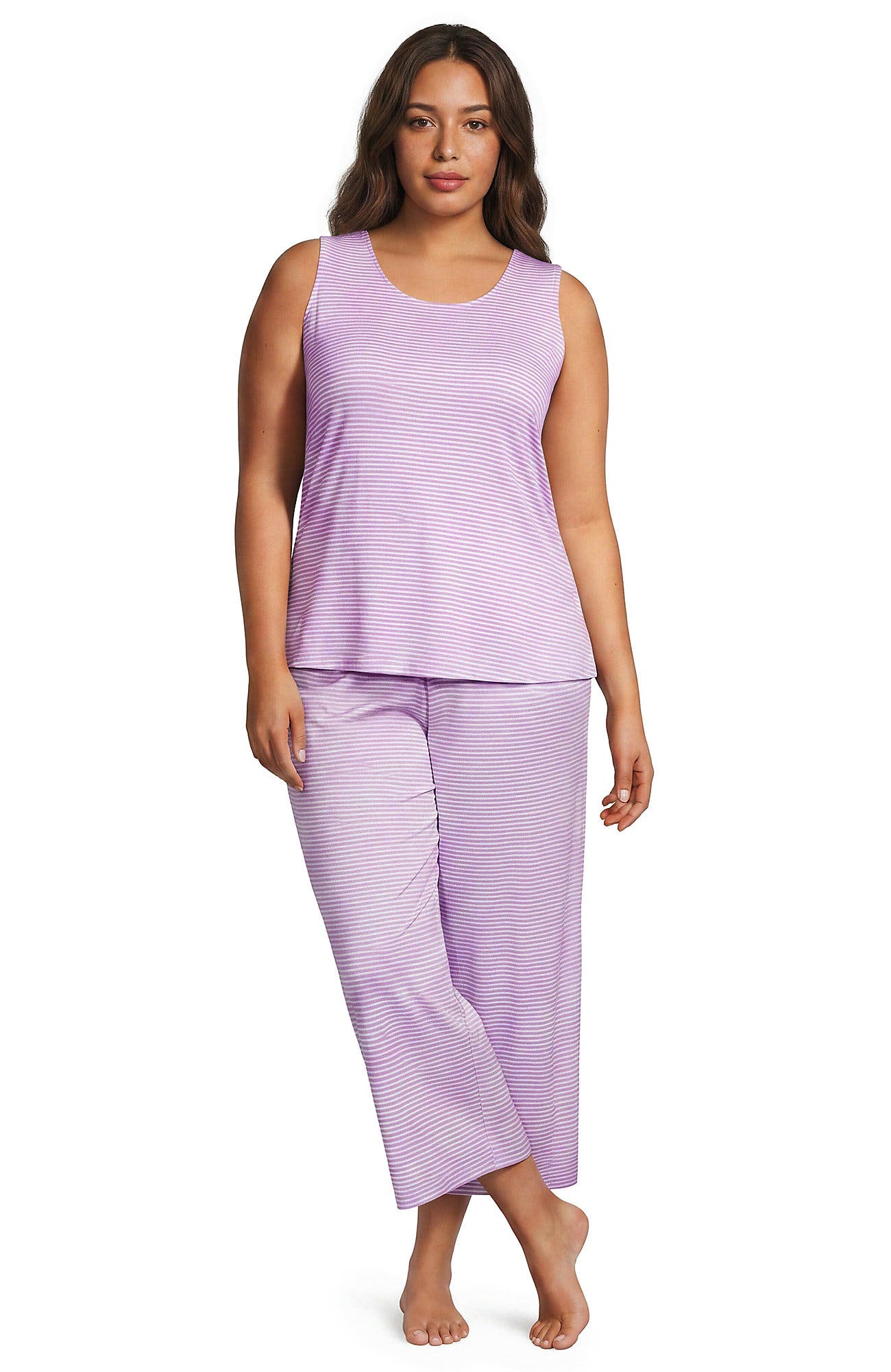 Blushed Lilac Mini Stripe