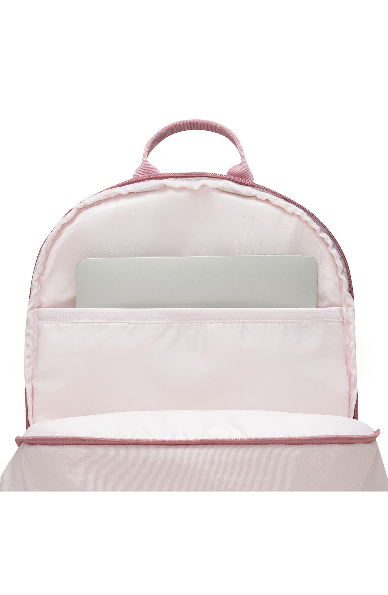 Kids' Essentials Embroidered Backpack, Alternate, color, PINK MARSHMALLOW